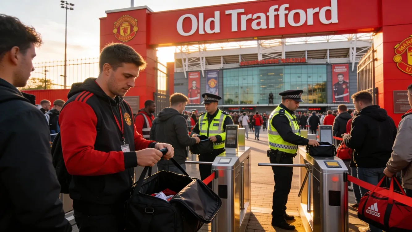 Подробный гид для болельщиков: как проходит день матча на Олд Траффорд, входы, контроль безопасности, сумки, запреты и правила поведения.