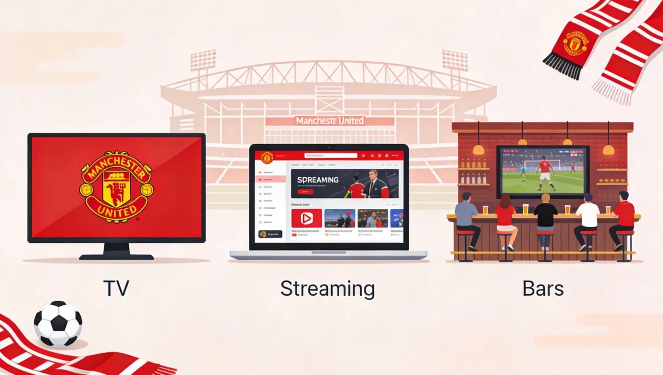 Официальные способы смотреть Манчестер Юнайтед: ТВ-каналы, стриминги и спортивные бары. Легальный просмотр матчей без рисков.