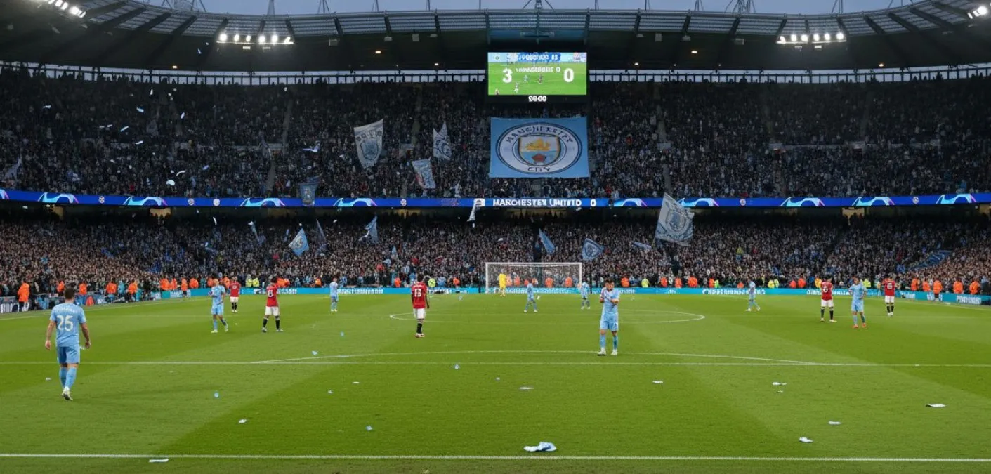 Обзор матча Манчестер Сити — Манчестер Юнайтед 3:0: ход встречи, тактика, ключевые моменты и значение результата в сезоне.