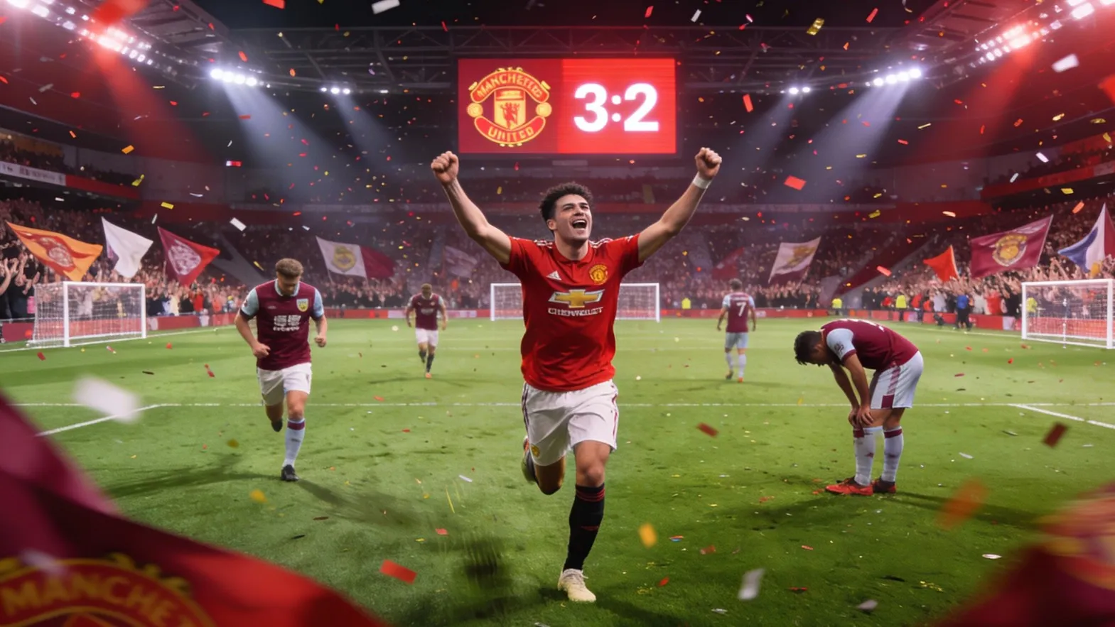 Обзор матча Манчестер Юнайтед — Бернли 3:2