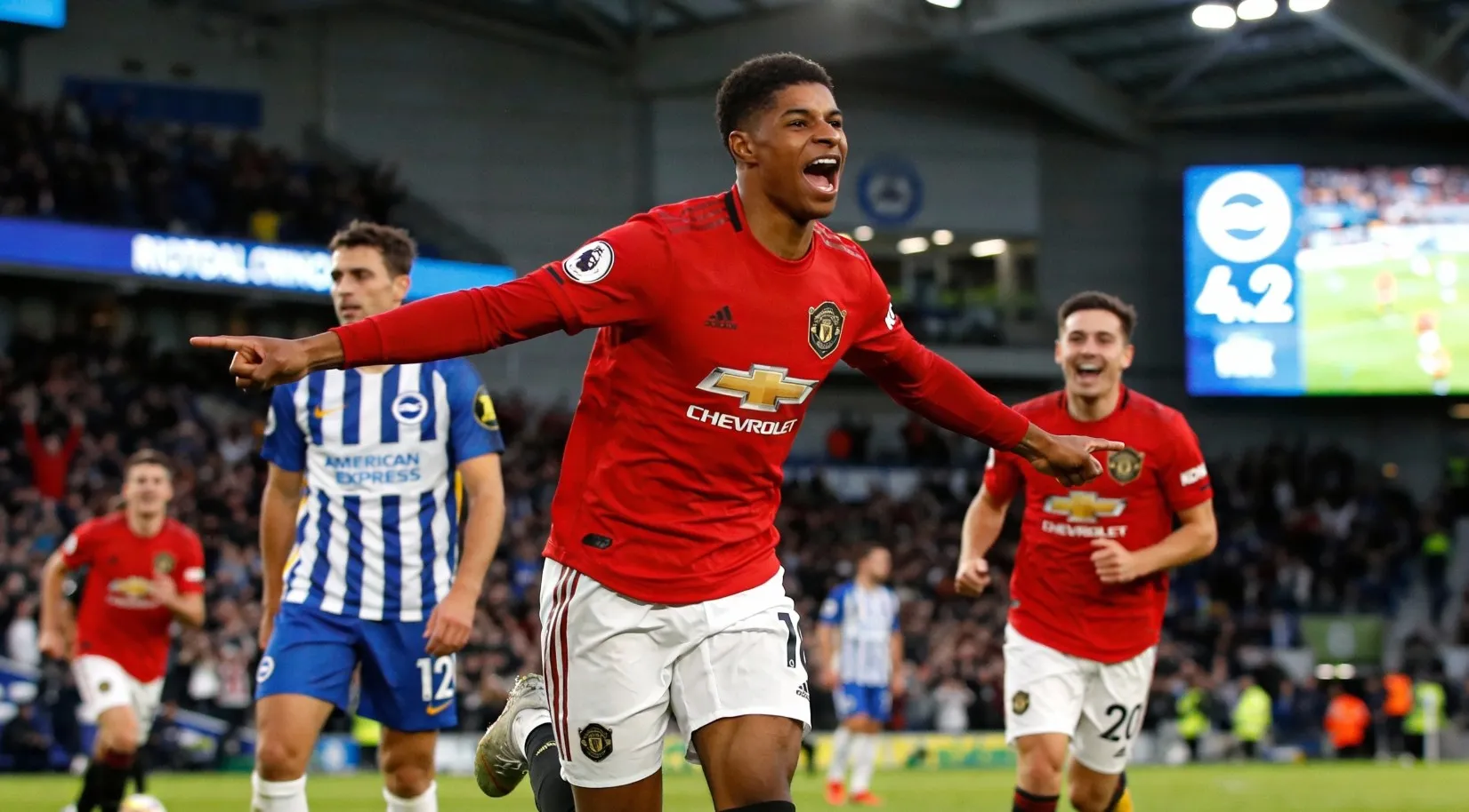 Результативный обзор матча Манчестер Юнайтед — Брайтон 4:2 в Премьер-Лиге: голы, атака, тактика и влияние результата на сезон 2025/26.