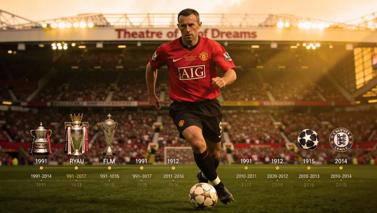 Карьера Райана Гиггза в Манчестер Юнайтед, рекорды по матчам, трофеям и вклад в успехи клуба за более чем 20 лет.